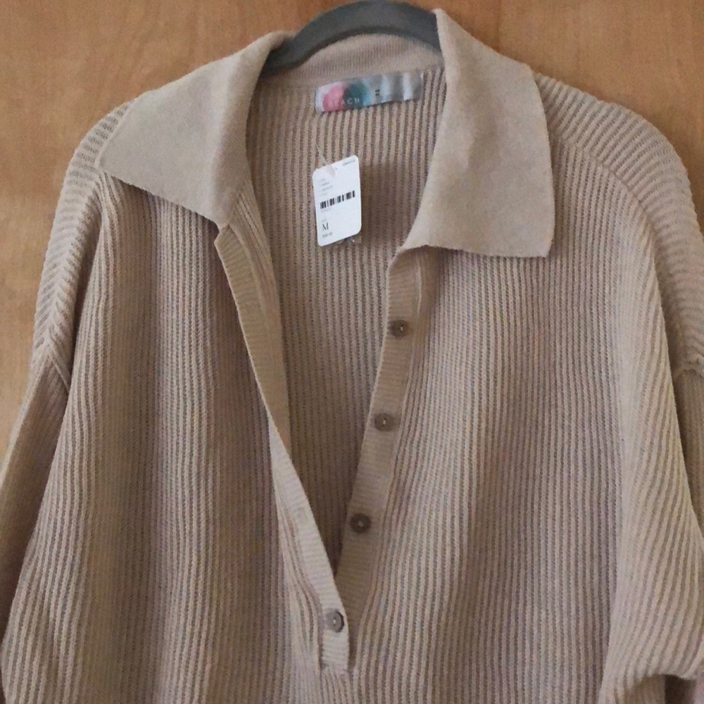 *SOLD* Free People Picnic Sweater Romper M - Picture 3 of 5